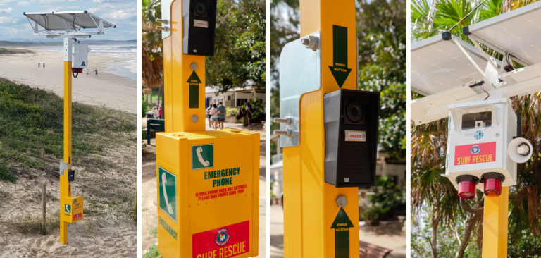 New emergency beacons for swimming hotspots at Woonona and Austinmer