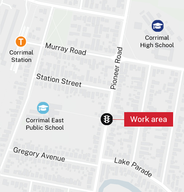 Upcoming night work on Pioneer Road at East Corrimal 