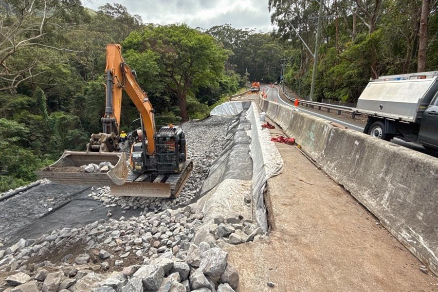 Reaching rock bottom on Stanwell Park landslip repairs