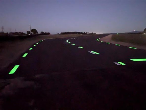 Glow-in-the-dark road markings for Bulli Pass