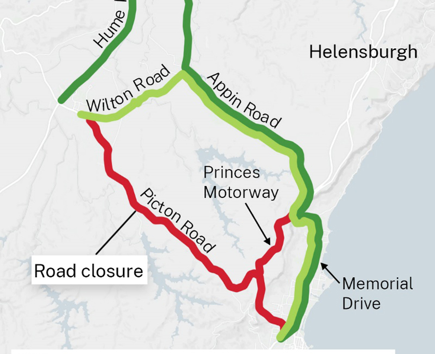 Complete guide to December 8 Mount Ousley Road closure