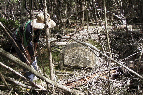 Historic bushland graveyard&nbsp;rediscovered