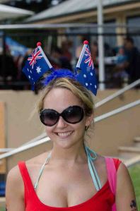 Jessie Pill from Wollongong was dressed for the occassion.