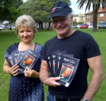 Gordanna Spriovska with Wollongong Lord Mayor Gordon Bradbery at the Seniors Week launch.