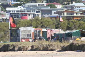 The Sandon Point Aboriginal Tent Embassy at Sandon Point Bulli. PHOTO: Green Left.