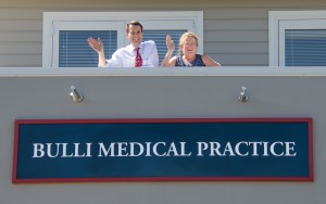 Dr Jeffrey Hall and Dr Julie Blaze at the revamped medical centre. PHOTO: Warren & Diana Ackary.