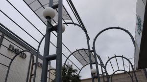 Down they come: Crown Street Mall's trademark money bars are scheduled for dismantling this weekend.