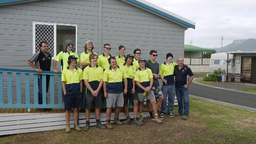 Students build three&nbsp;cabins