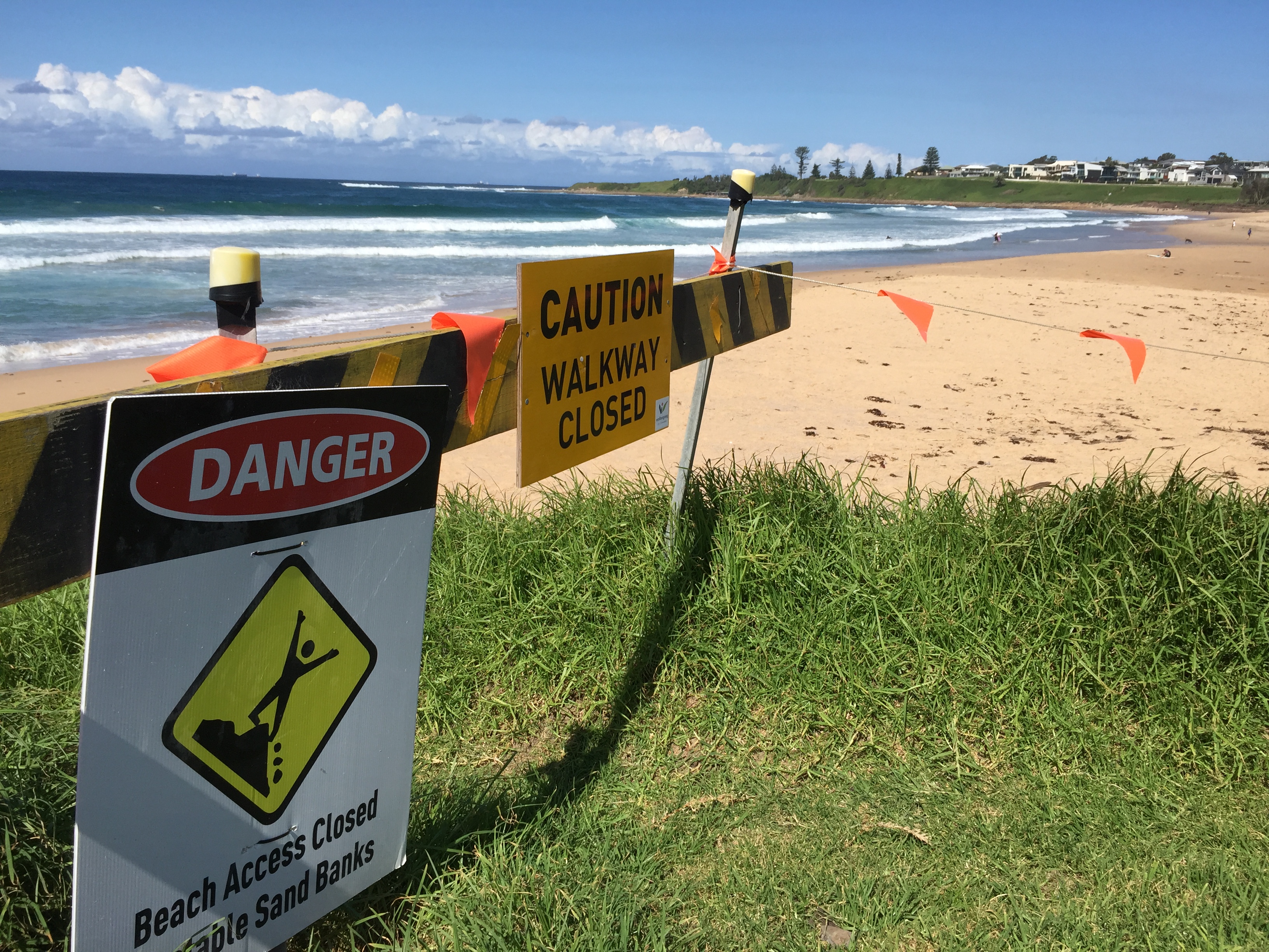 McCauleys beach storm damage