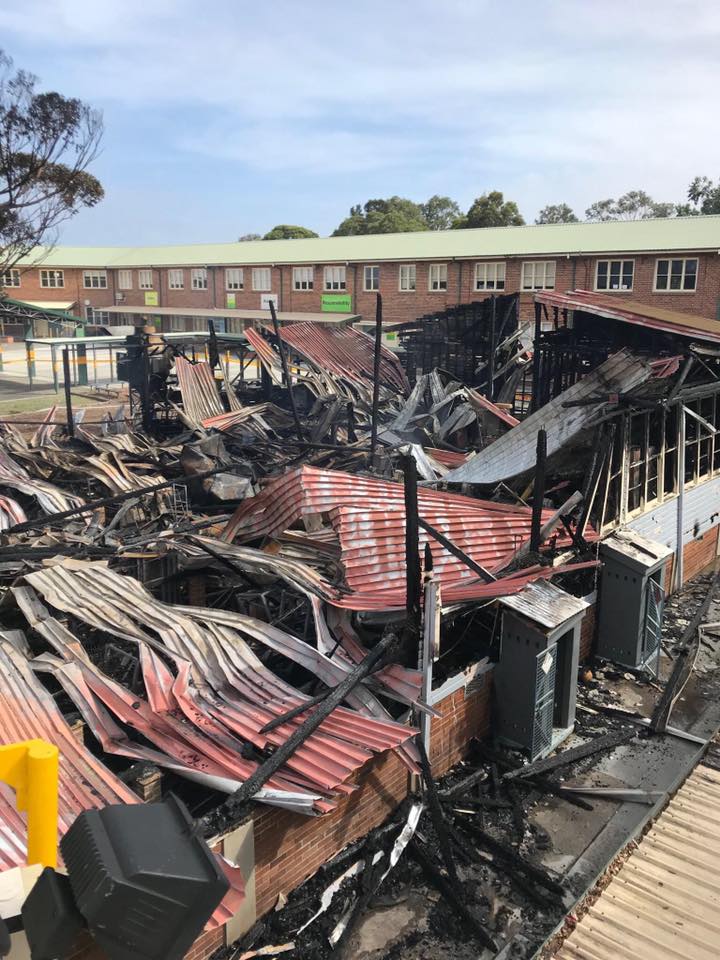 Corrimal High School fire 3