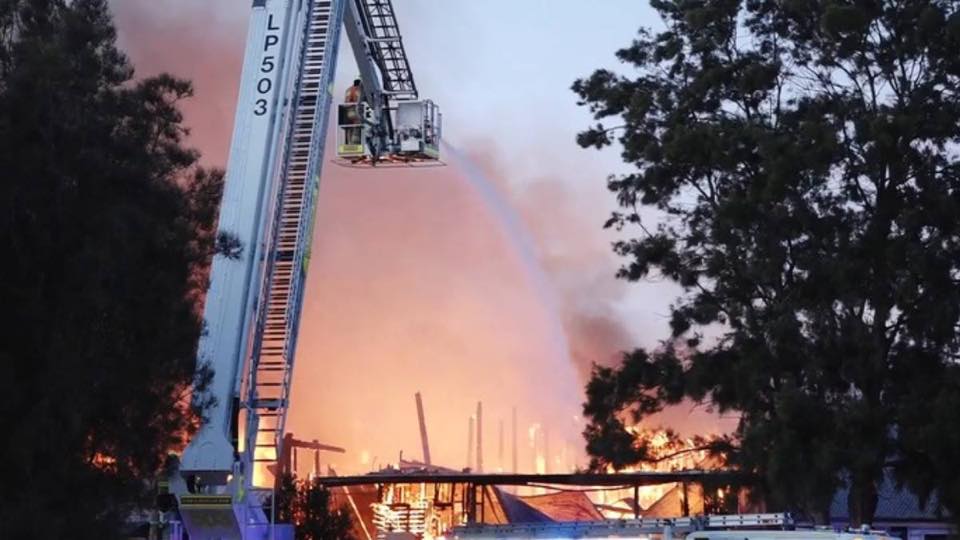 corrimal high school fire