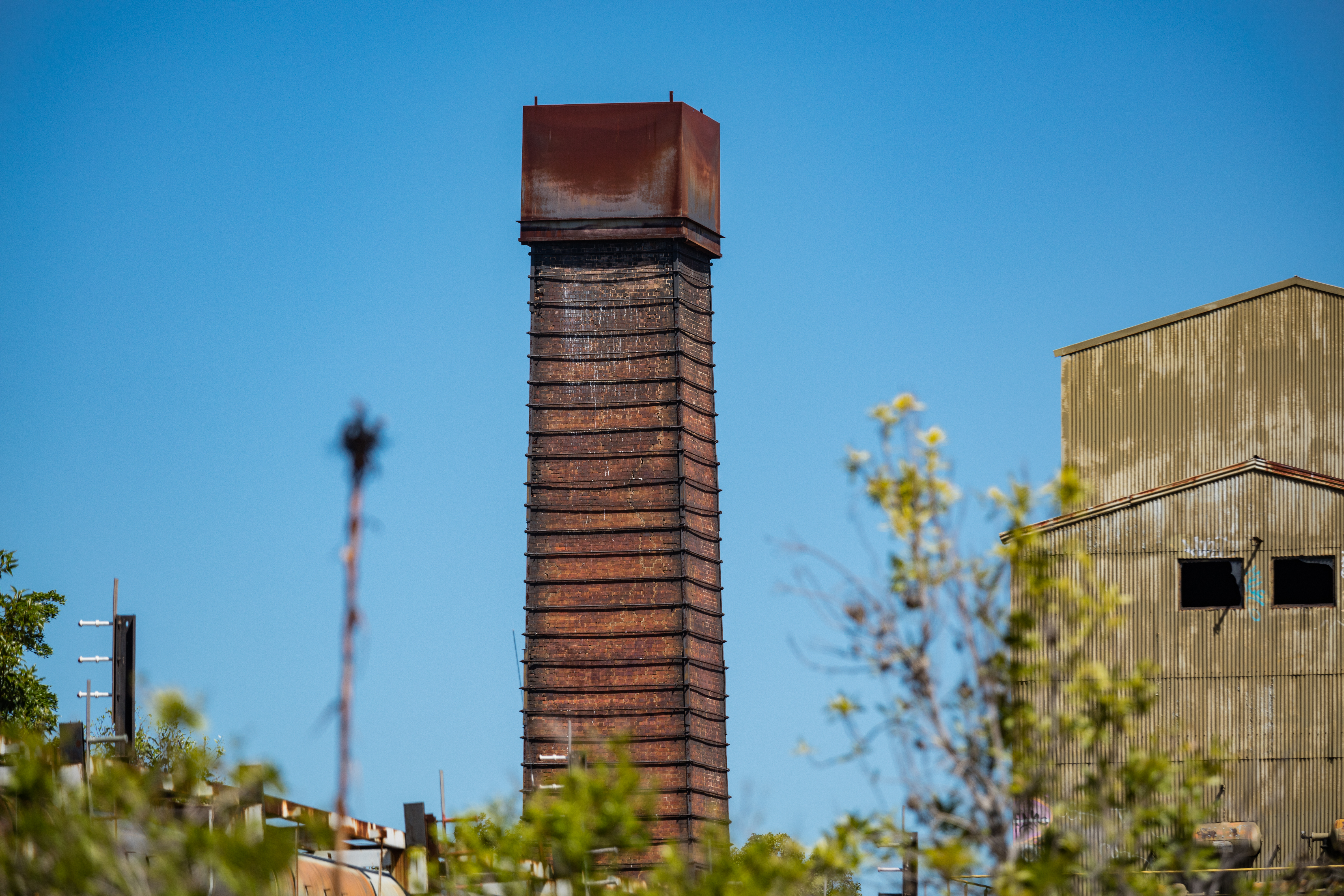 Corrimal brick chimney