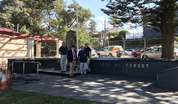 austinmer war memorial restoration