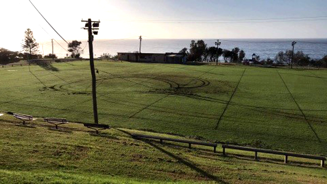jim allen park vandalism
