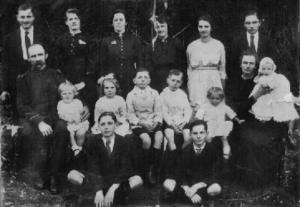 William Walker and his large family