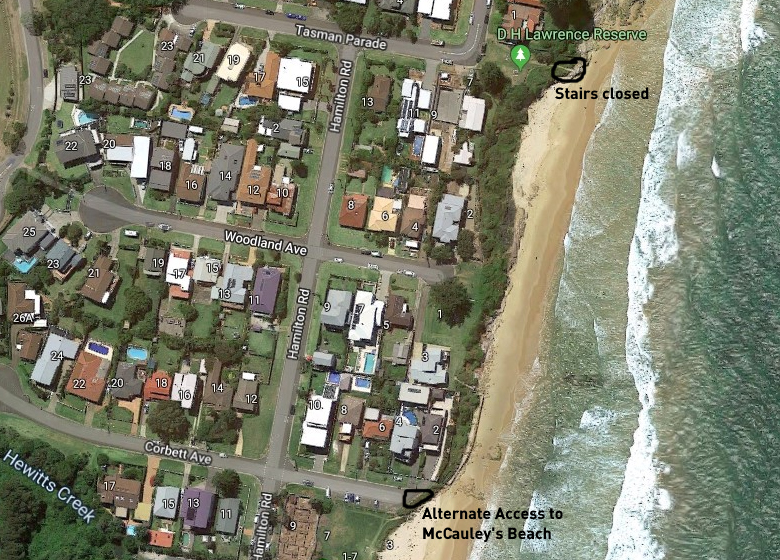 Thirroul map