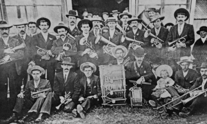 The Bulli Town Band early last century