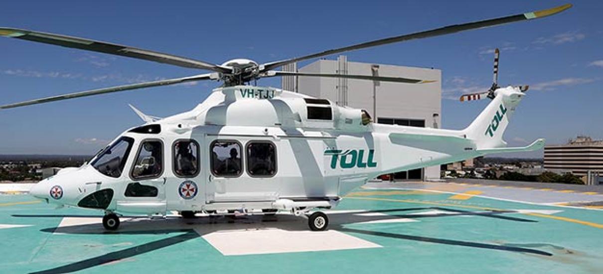 NSW Ambulance Toll Group Helicoper