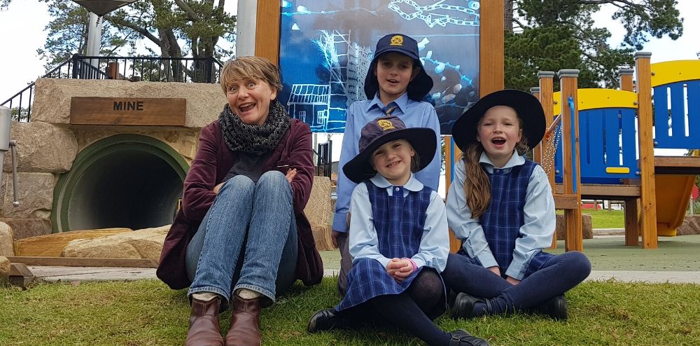 Coal mining history and nature reflected in playground&nbsp;artwork