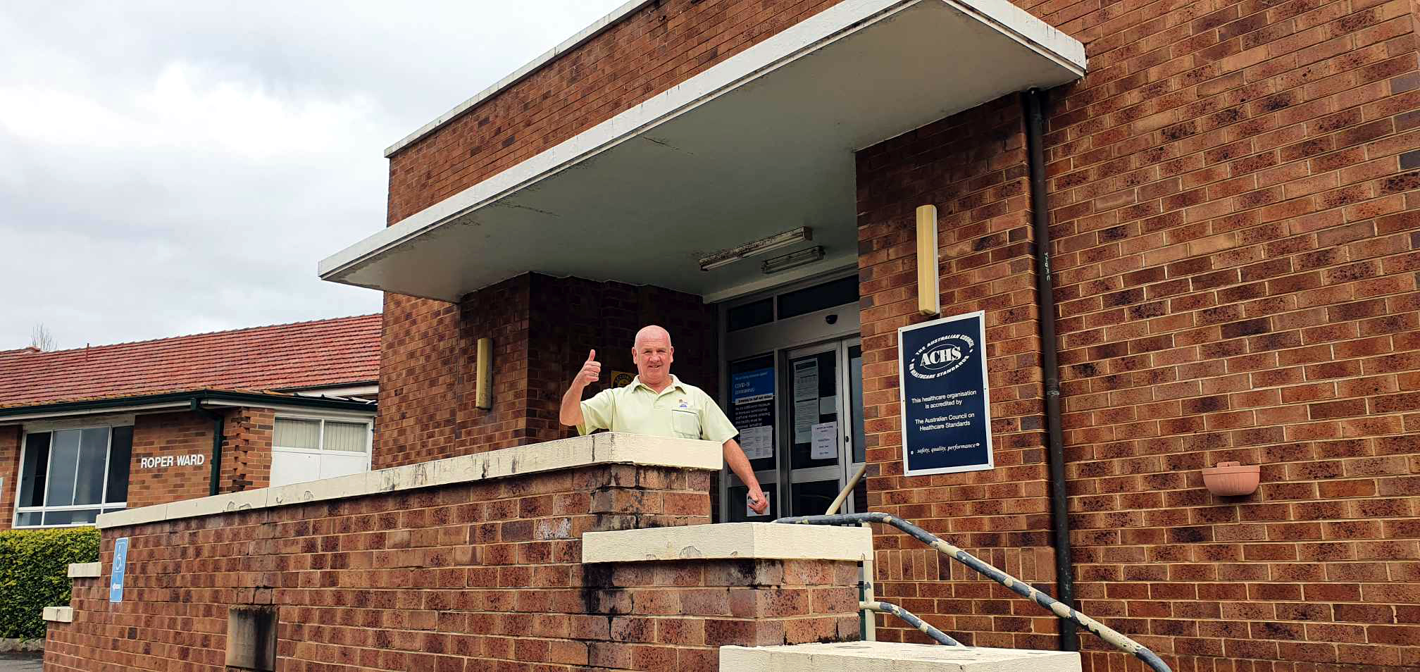 Bulli Hospital last day August 11 2020 Tony Roberts