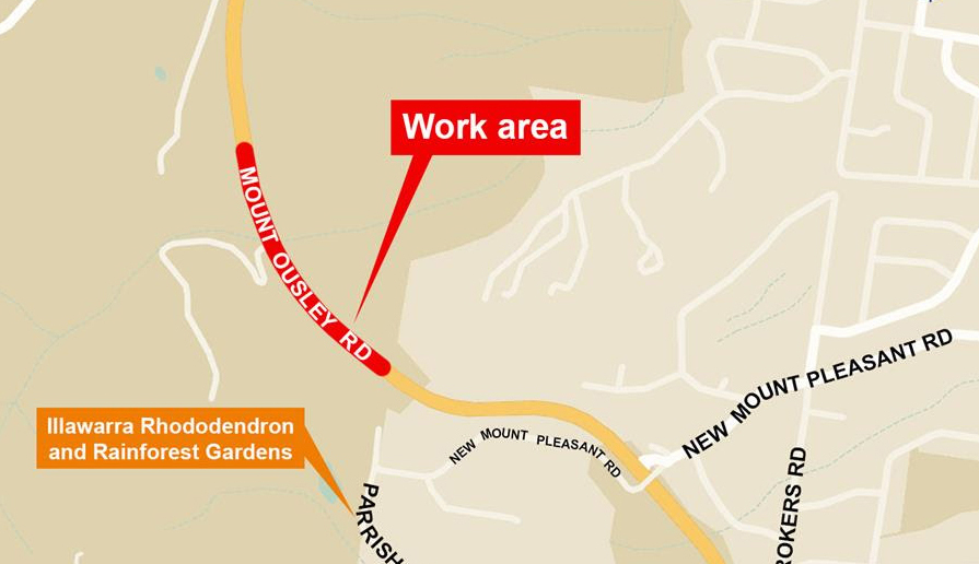 Lane closures on Mount Ousley&nbsp;Road
