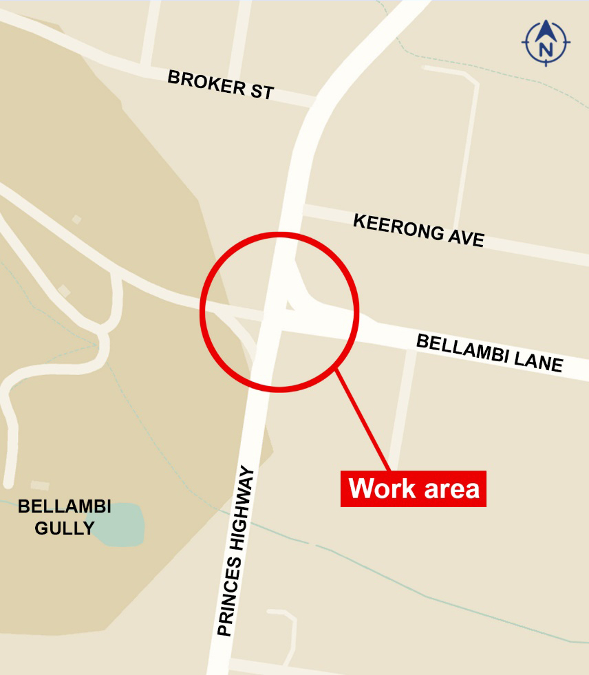Delays expected during replacement of traffic lights at Bellambi Lane and Princes&nbsp;Highway