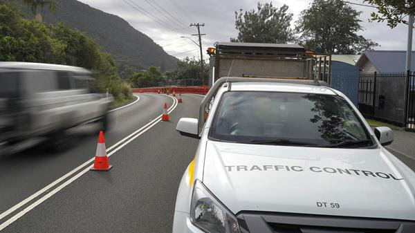 Temporary traffic control and reduced speeds at Stanwell Park and&nbsp;Scarborough