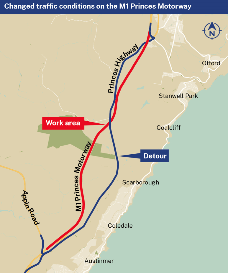 More night closures on the M1 Princes&nbsp;Motorway