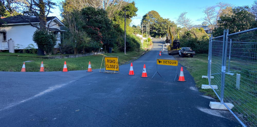 Emergency works on Helensburgh’s Whitty Road to support return to two-way&nbsp;traffic