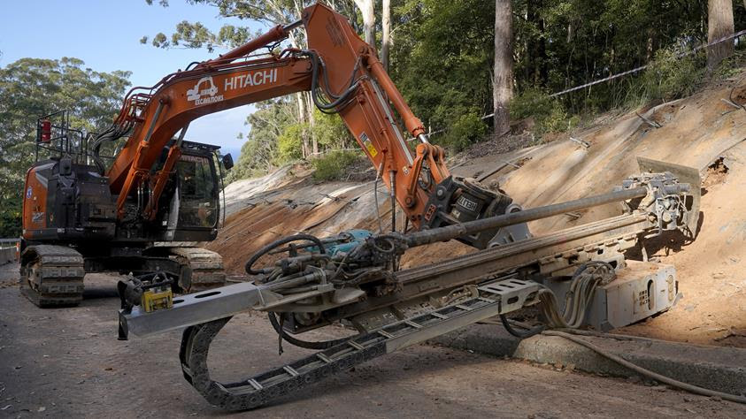 Landslip repairs on Bulli Pass reach important&nbsp;milestone