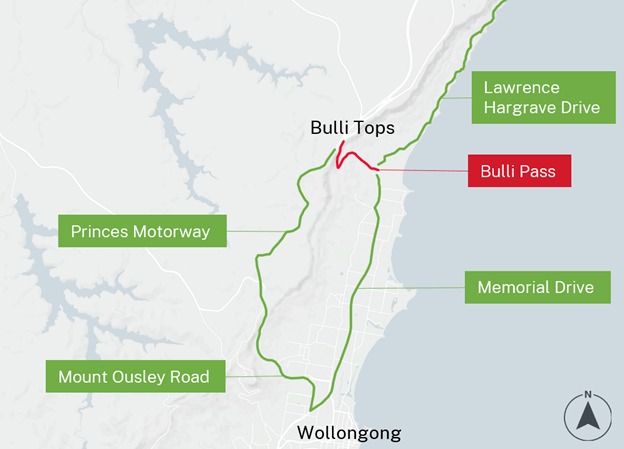 Bulli Pass Closure: Two-Day Maintenance&nbsp;Details
